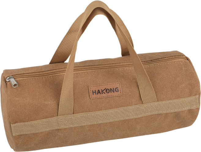 루미온 키트 실린더 캠핑공구 가방, 베이지, 1개, 1단