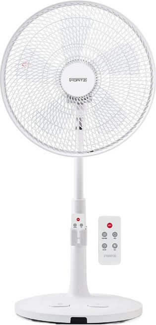 모리츠 저소음 발터치 초미풍 선풍기 + 리모컨 세트 MOF-5W1435FT