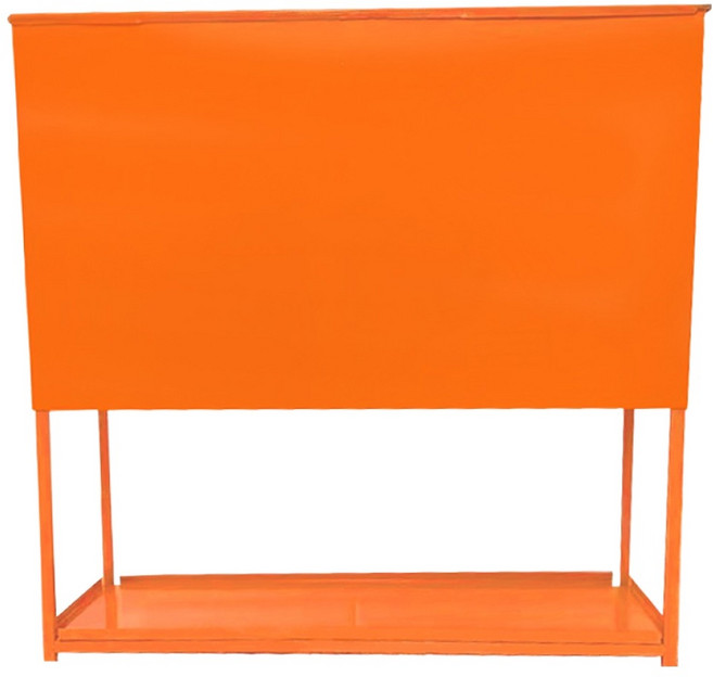 설렘하우스 컬러링 감성 우산꽂이, 1개, 오렌지