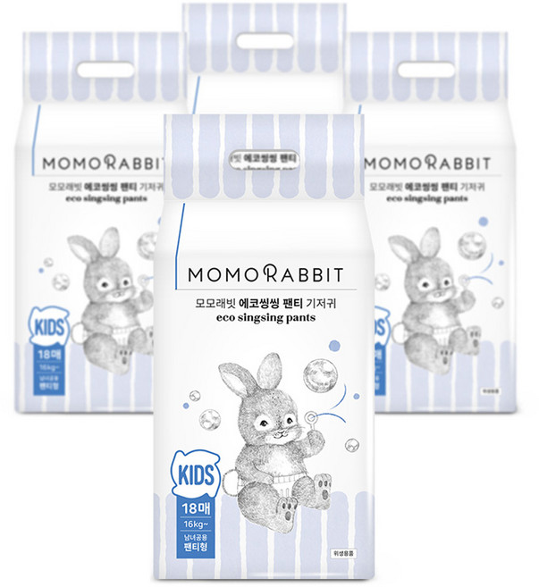 모모래빗 에코씽씽 팬티기저귀, 키즈형(Kid), 72매