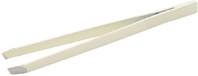 러비쉬 슬림 트위저 일자형, 1개, 아이보리