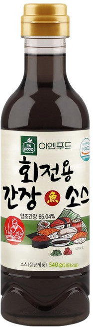 이엔푸드 회전용 간장소스, 540g, 1개