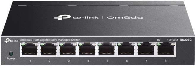 티피링크 Omada 8포트 기가비트 애자일 스위칭허브, 1개, ES208G