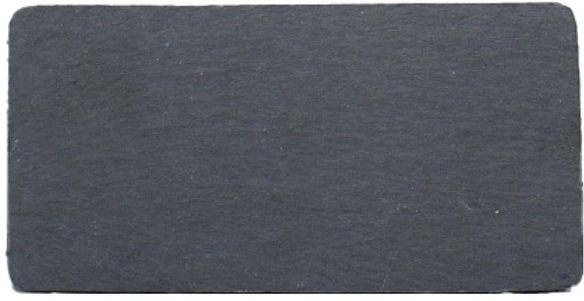 렉토스톤 Smooth Line 플레이트 직사각 블랙, 1개