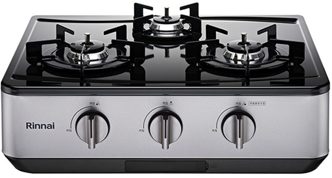 린나이 프리스탠딩 가스레인지 3구 방문설치, RT-6520I, LNG