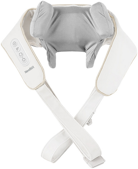 니봇 NEW 컴피넥 무선 목어깨 마사지기, NB-24106, 화이트