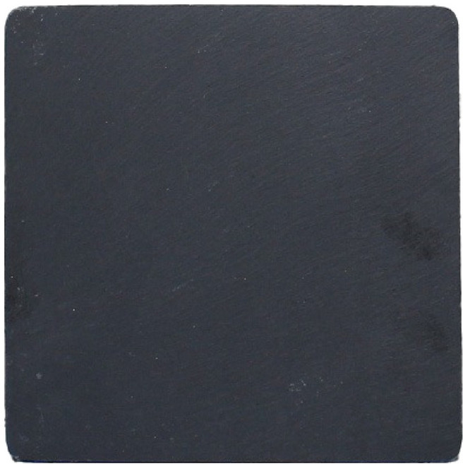 렉토스톤 Smooth Line 플레이트 정사각 블랙, 1개