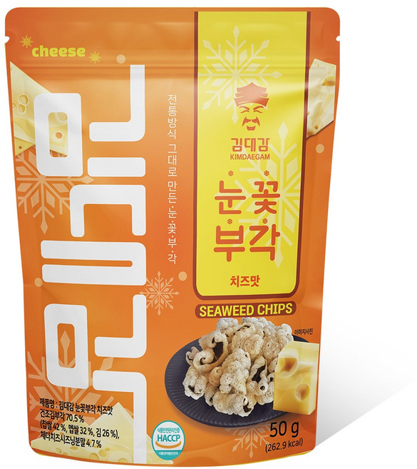 김대감 눈꽃부각 치즈맛, 1개, 50g