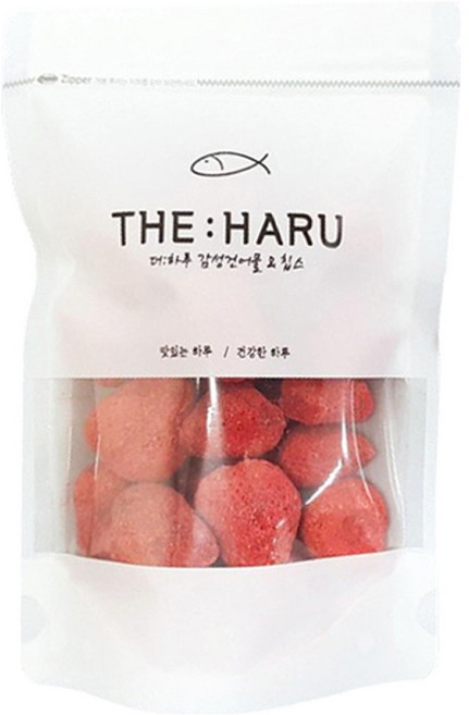 THEHARU 동결건조 딸기칩, 50g, 1개