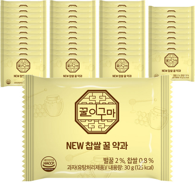 꿀이구마 찹쌀 꿀 약과, 30g, 40개
