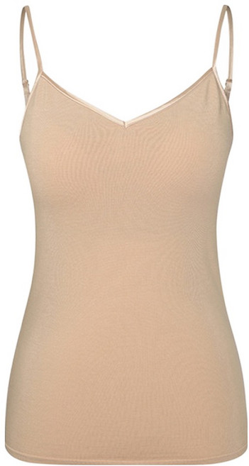 세컨스킨 심리스 수피마 코튼 실키 V넥 브라탑