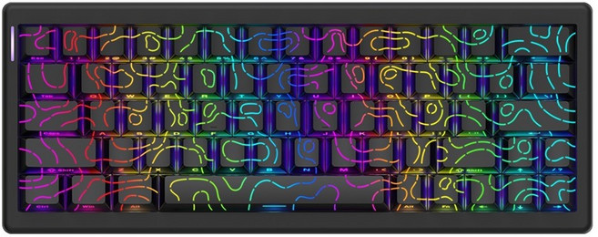 COX PBT 8K 래피드 트리거 무소음 아마겟돈 에디션 유선 텐키리스 키보드, Black, CMK63R_아마겟돈, 마그네틱축(자석축)