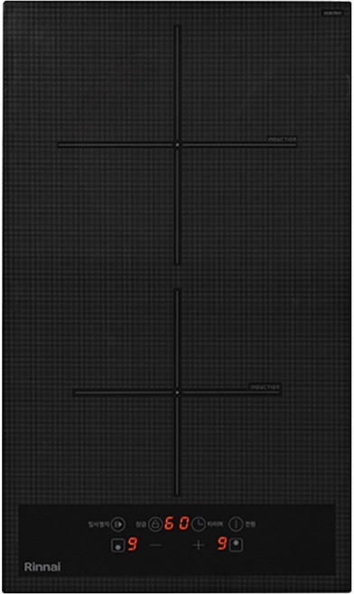 린나이 인덕션 전기레인지 2구 방문설치, RIH-200N, 빌트인