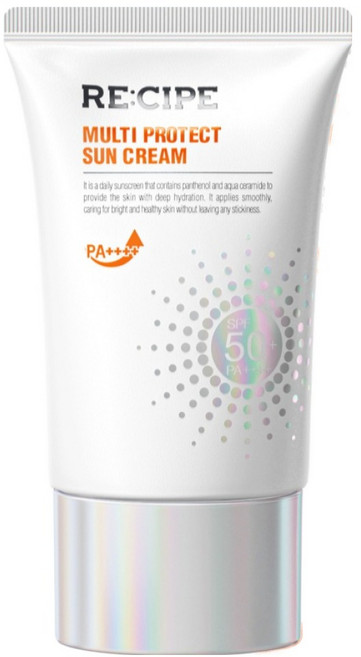 레시피 멀티 프로텍트 선크림 SPF50+ PA++++, 40g, 1개