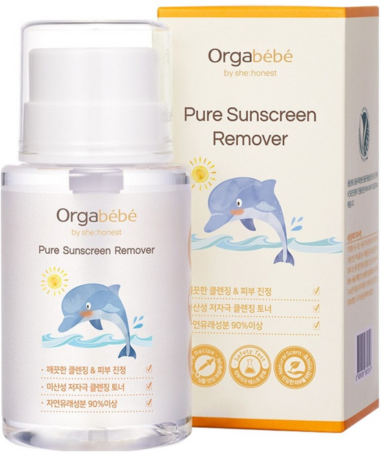 오가베베 퓨어 선스크림 리무버, 200ml, 1개