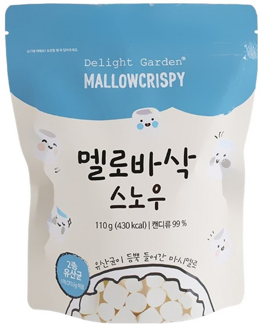 딜라잇가든 멜로바삭 스노우, 1개, 110g