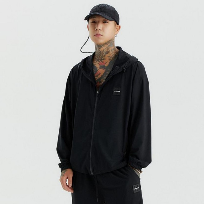 라이프워크 벤츄리 스퀘어와펜 후드집업