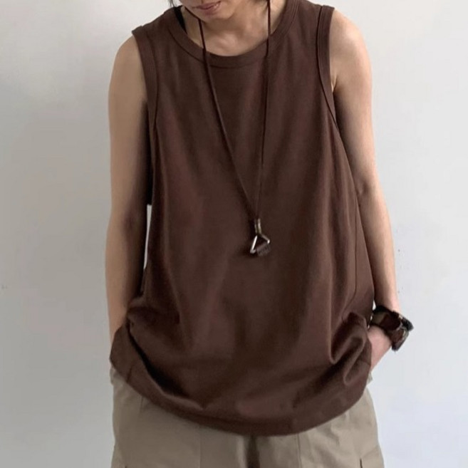 디엠코퍼레이션 남성용 베일 민소매 나시 티셔츠