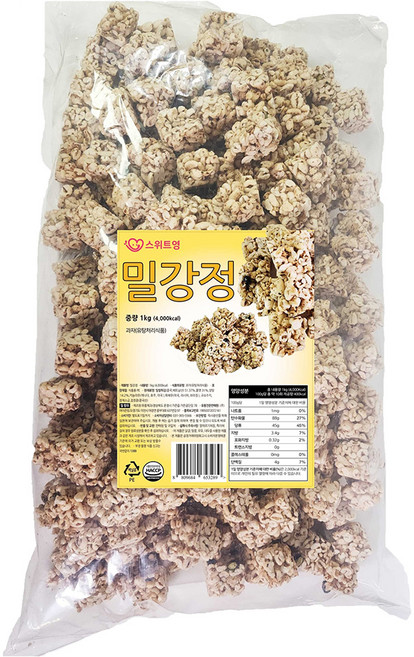 스위트영 밀강정, 1kg, 1개