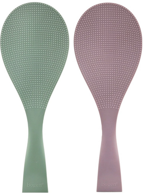 보겐 스탠딩 마그넷 밥주걱 2종 세트, 다크그린 + 다크핑크, 1세트