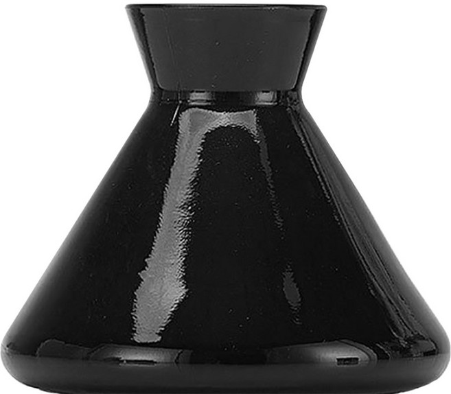 모던앳 삼각 플라스크 공병 디퓨저 용기, 블랙, 1개, 200ml