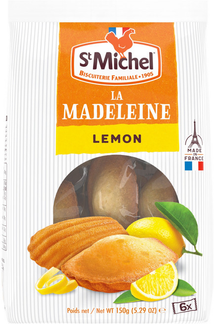 St Michel 檸檬瑪德蓮 6包入, 1袋, 150g