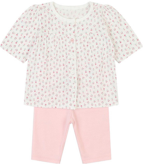 아가방 여아용 클로이 7부 상하의 내의 세트 01R357656