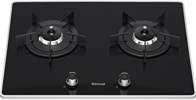 린나이 빌트인 가스레인지 2구 방문설치, RBR-P2501D, LNG