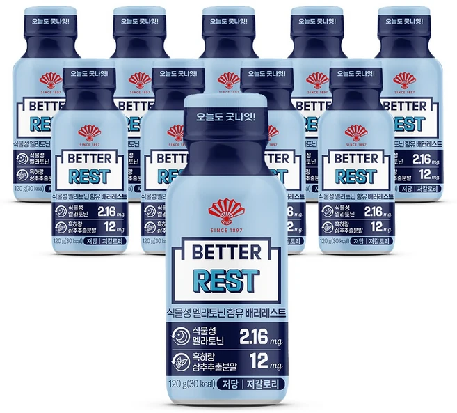 동화약품 식물성 멜라토닌 2.16mg 함유 배러레스트, 120g, 10개 - 쿠팡