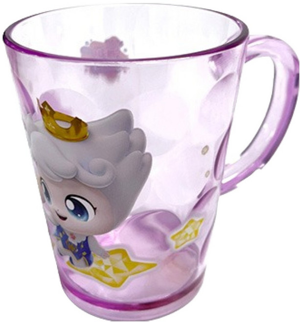 르번 슈팅스타 캐치 티니핑 물방울컵, 오로라핑 & 왕자핑, 1개, 300ml