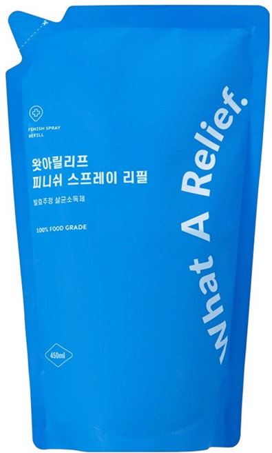 왓아릴리프 피니쉬스프레이 리필, 450ml, 1개
