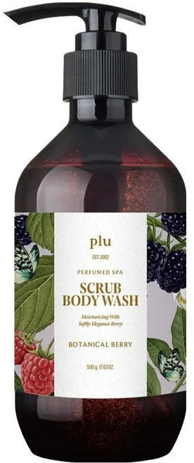 플루 퍼퓸드 스파 스크럽 바디워시 보테니컬베리, 500g, 1개 - 쿠팡