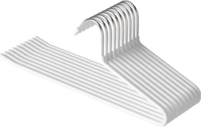 데보코 논슬립 바지걸이, 화이트, 10개