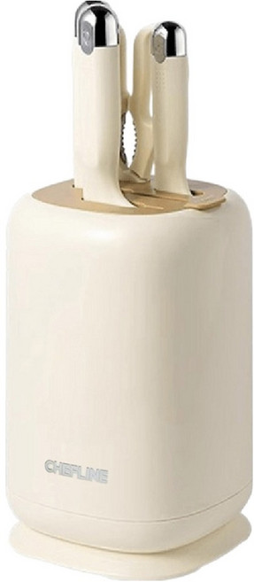 셰프라인 깔끔 블럭 칼세트 CLPM-K1A, 1세트, 중식도 + 식도 + 과도 + 블럭 + 가위