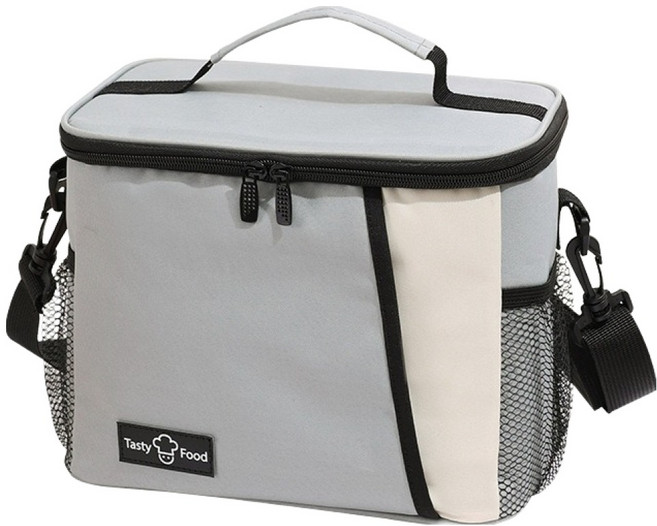 따봉오빠 캠핑 피크닉 휴대용 보온 보냉 다용도 수납 가방 JNHA1827, 그레이, 1개, 1단