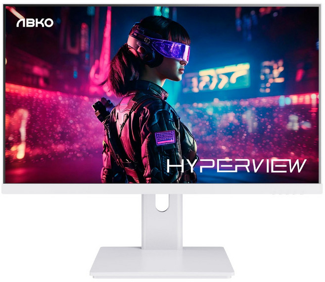 ABKO FHD Hyper View IPS 180 HDR 白色螢幕, 60.96cm, HV-IP24F180D(無亮點)