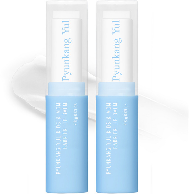 편강율 키즈앤맘 배리어 립밤, 무향, 2.8g, 2개