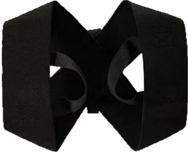 썸즈마인 바른자세 교정밴드 블랙, 1개