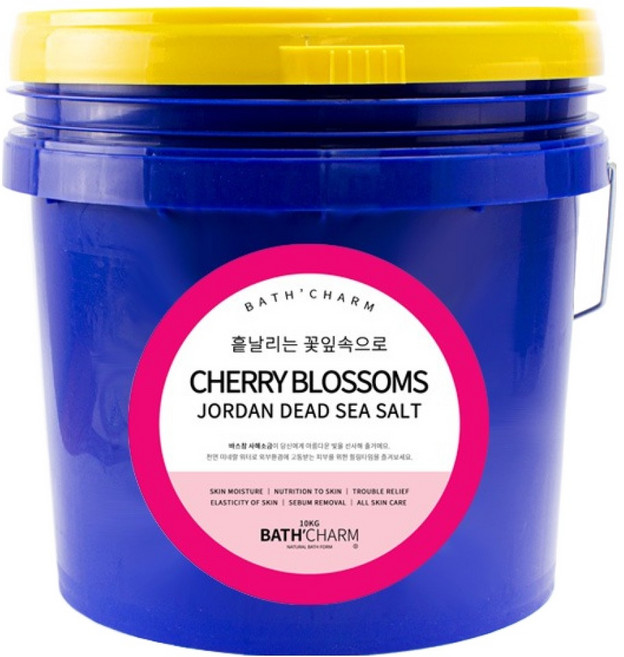 바스참 요르단 사해소금 벚꽃, 10kg, 1개