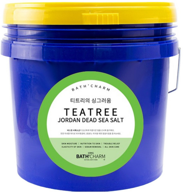 바스참 요르단 사해소금 티트리, 10kg, 1개