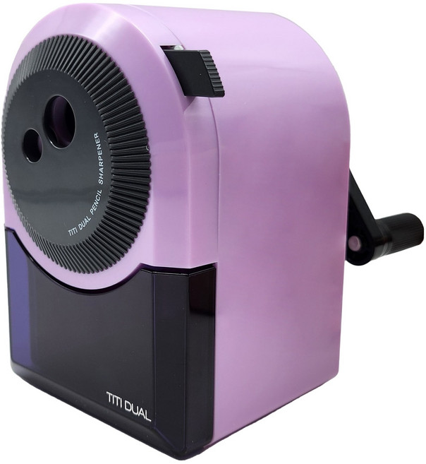 티티 듀얼 파스텔 연필깎이, 연보라, 1개