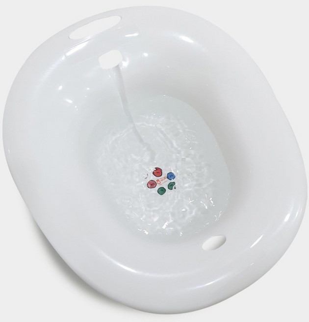 똥꼬샵 가정용 소프트 변기 좌욕대야, 1개, 혼합색상