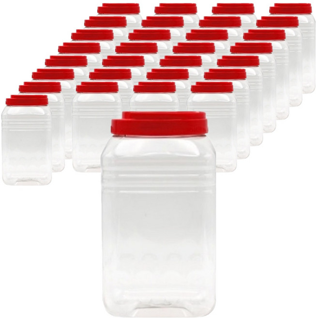 대광구 사각 페트병 적색캡 4.3L, 30개, 단품