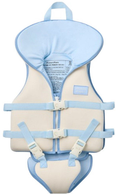 메켄메르크 유아용 네오프렌 힙쉴드 + 구명조끼 세트, 비치, 1세트