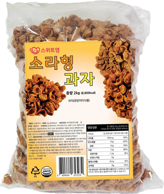 스위트영 소라형 과자, 2kg, 1개