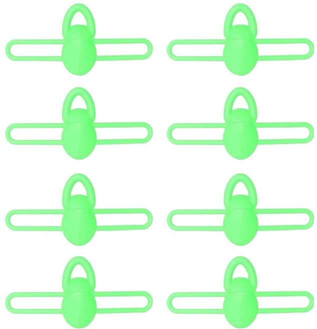 즐낚 대용량 실리콘 훅키퍼 8p, 1세트, 야광