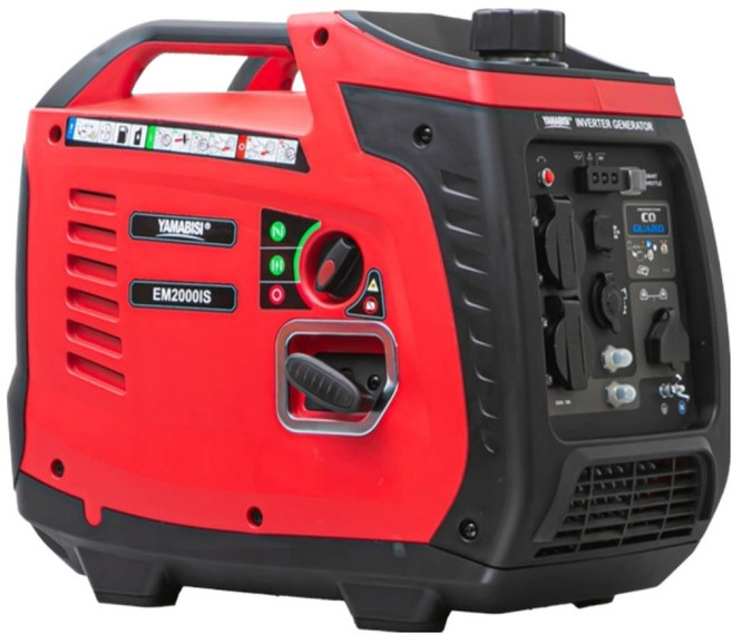 야마비시 레저 캠핑용 저소음 2K 인버터 발전기 소형 EM2000is, 1개