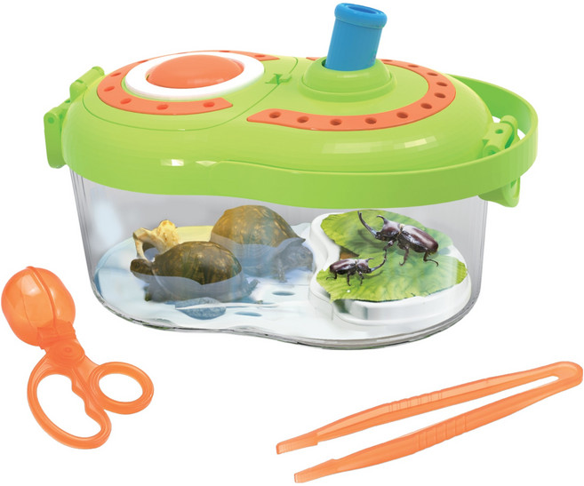 맘러브스유 확대경이 달린 불 들어오는 채집통, 1개