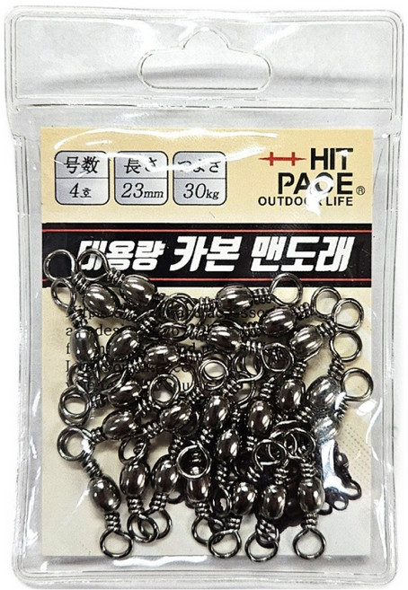 히트페이스 대용량 카본맨도래, 50개입, 1세트