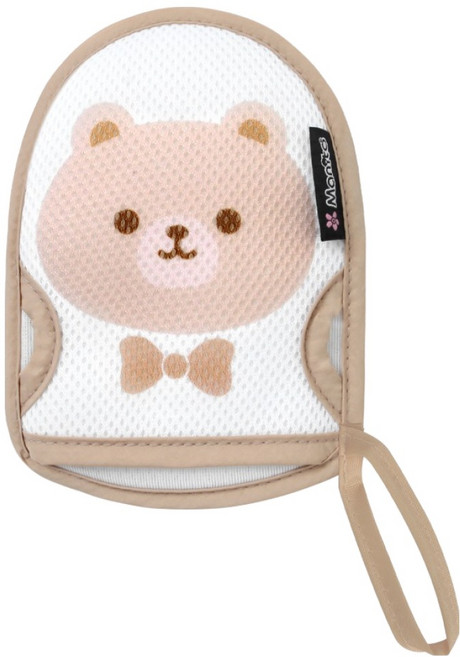 마니또 키즈 쥬쥬 목욕장갑, 베어, 1개